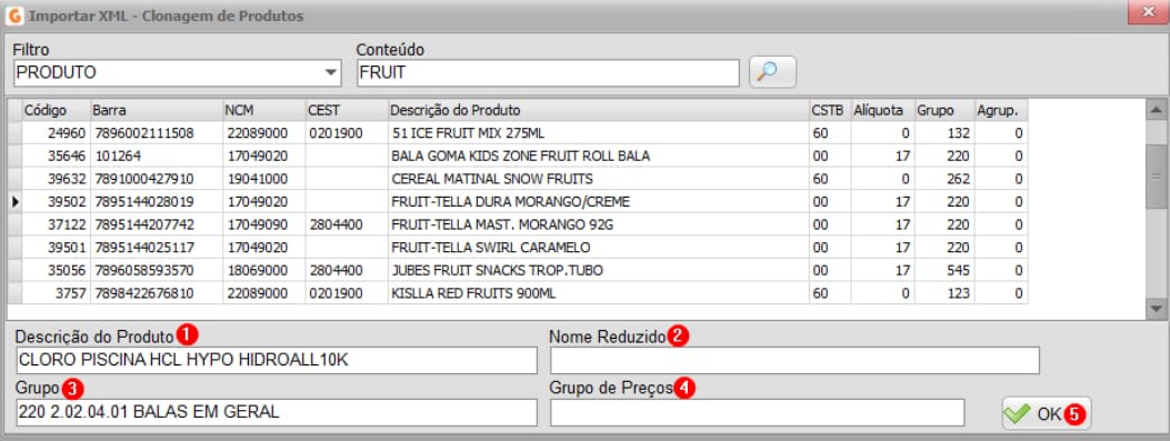Informações do Produto