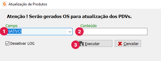 Atualização de Produtos