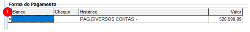 3 - Forma do Pagamento