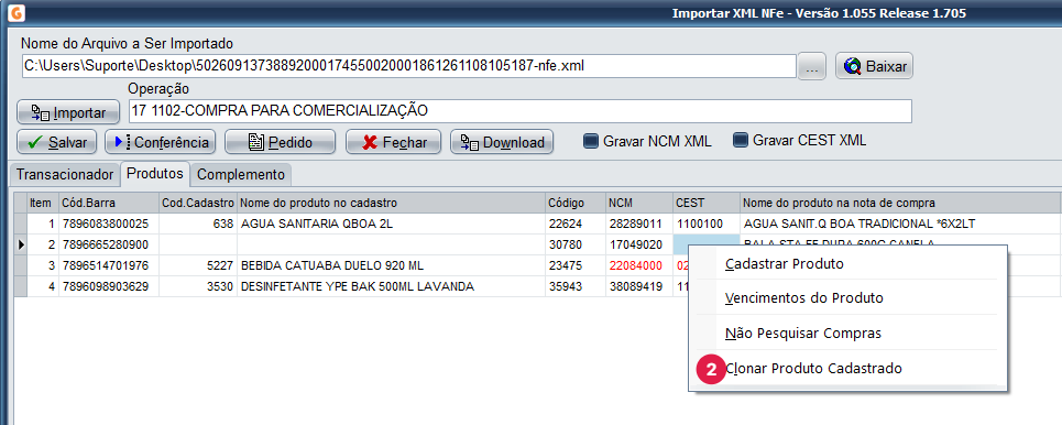 Nota de Compra