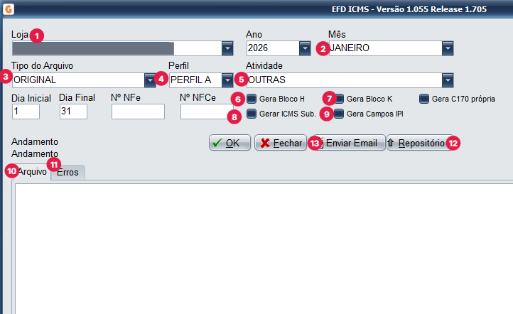 1 - EFD ICMS